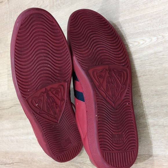 Gucci Ace Embroidered 'Red Bee - Picture 8 of 8